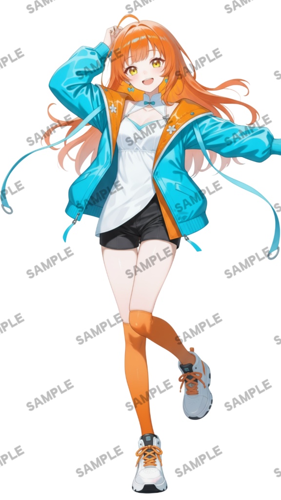 【1点限定 キャラクター】商用OK・表情ポーズ差分6種 立ち絵素材303