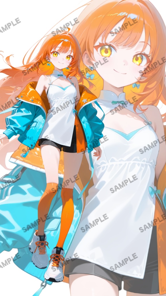 【1点限定 キャラクター】商用OK・表情ポーズ差分6種　立ち絵素材303