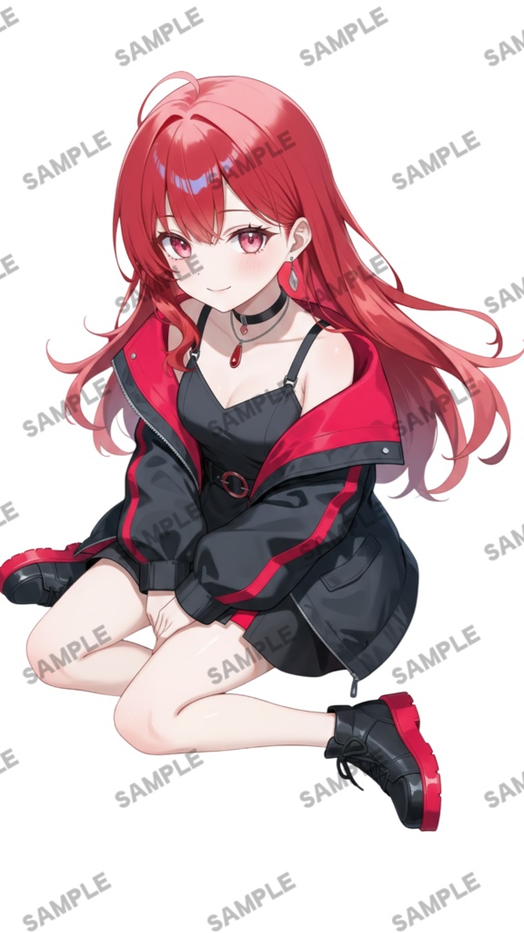 【1点限定 キャラクター】商用OK・表情ポーズ差分6種 立ち絵素材304