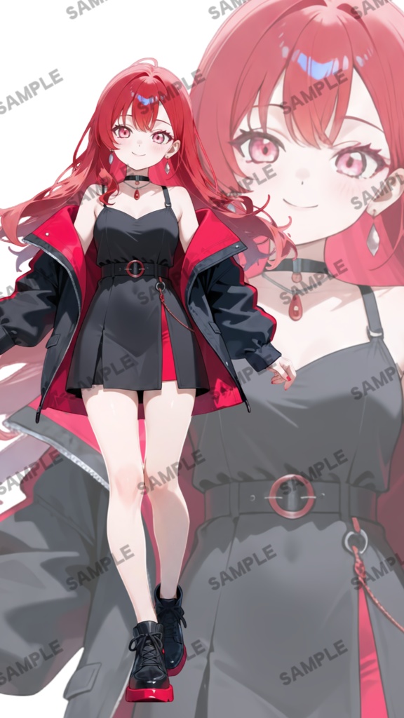 【1点限定 キャラクター】商用OK・表情ポーズ差分6種 立ち絵素材304