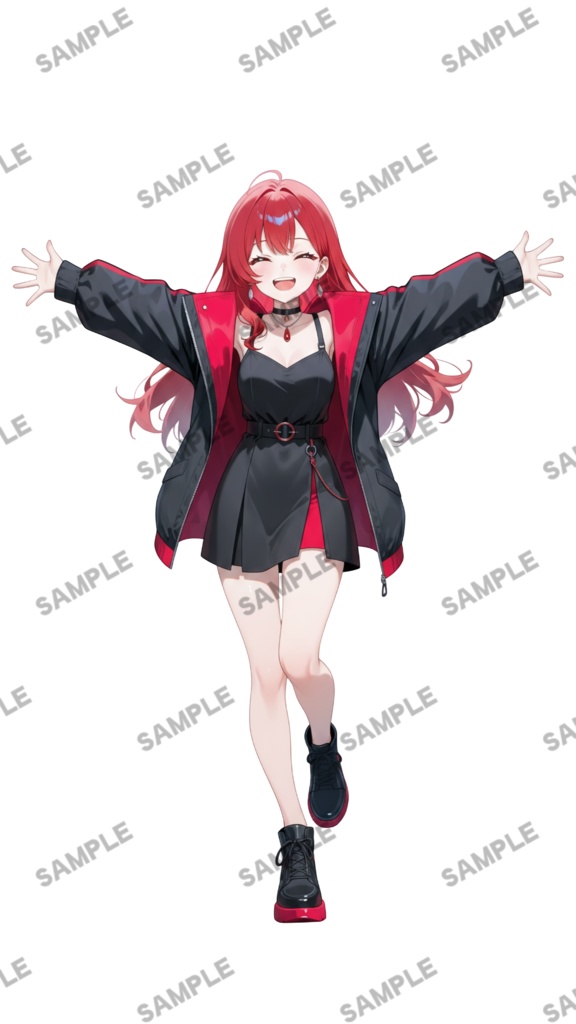 【1点限定 キャラクター】商用OK・表情ポーズ差分6種 立ち絵素材304