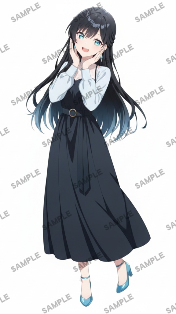 【1点限定 キャラクター】商用OK・表情ポーズ差分40種 立ち絵素材309