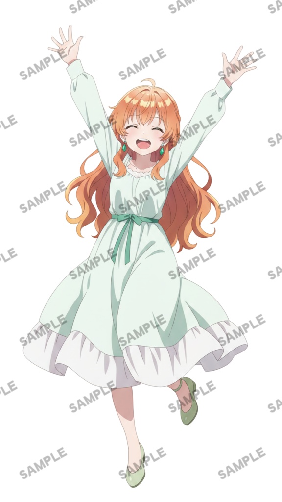 【1点限定 キャラクター】商用OK・表情ポーズ差分6種 立ち絵素材310