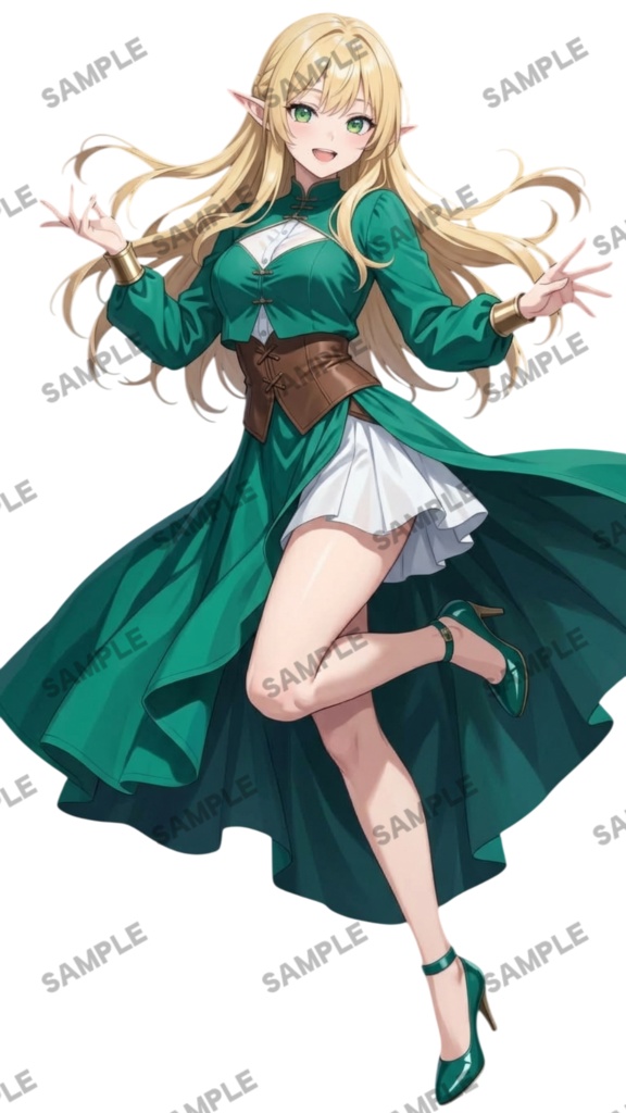 【1点限定 キャラクター】商用OK・表情ポーズ差分6種 立ち絵素材314