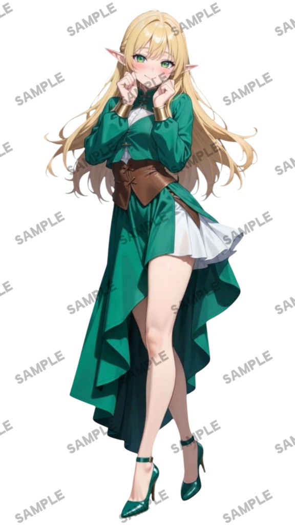 【1点限定 キャラクター】商用OK・表情ポーズ差分6種 立ち絵素材314