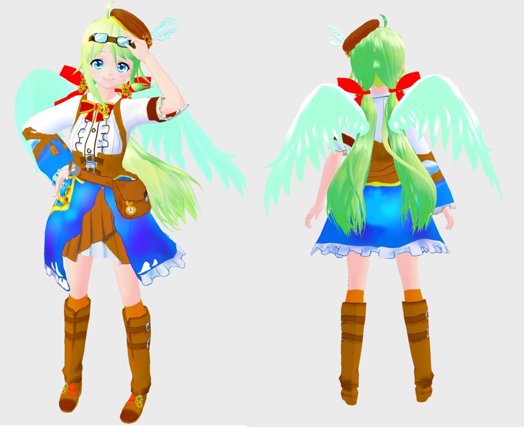 《エアリエル》VRoid製オリジナル3Dモデル【cluster向け】