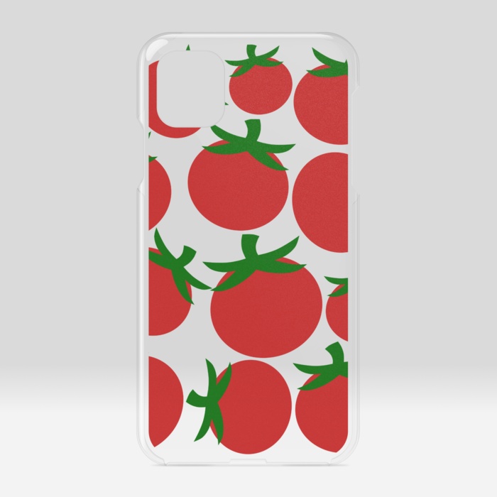 ぎっしりトマト　クリアiPhoneケース