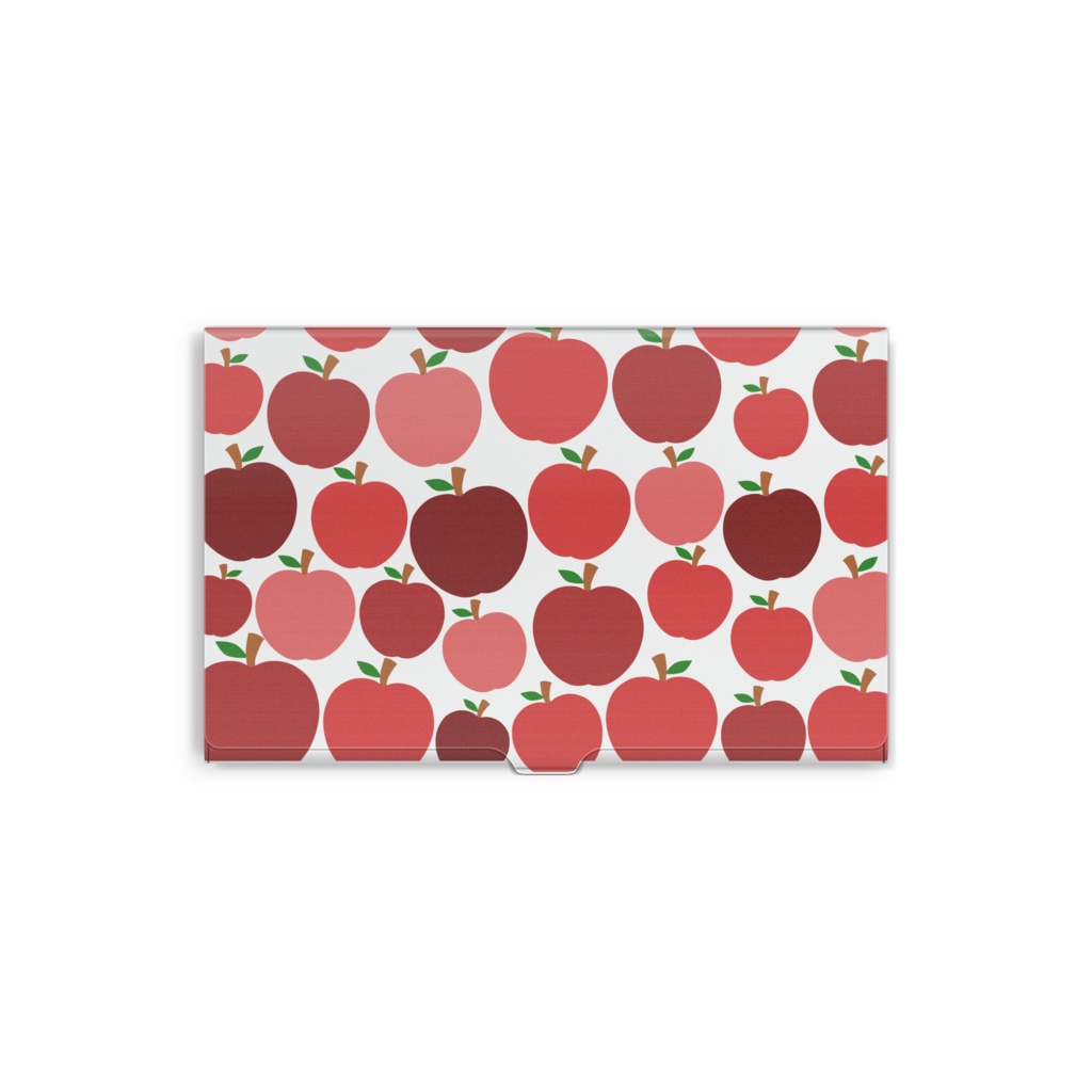 ぎっしり赤リンゴ 名刺入れ つきしょっぷ Booth