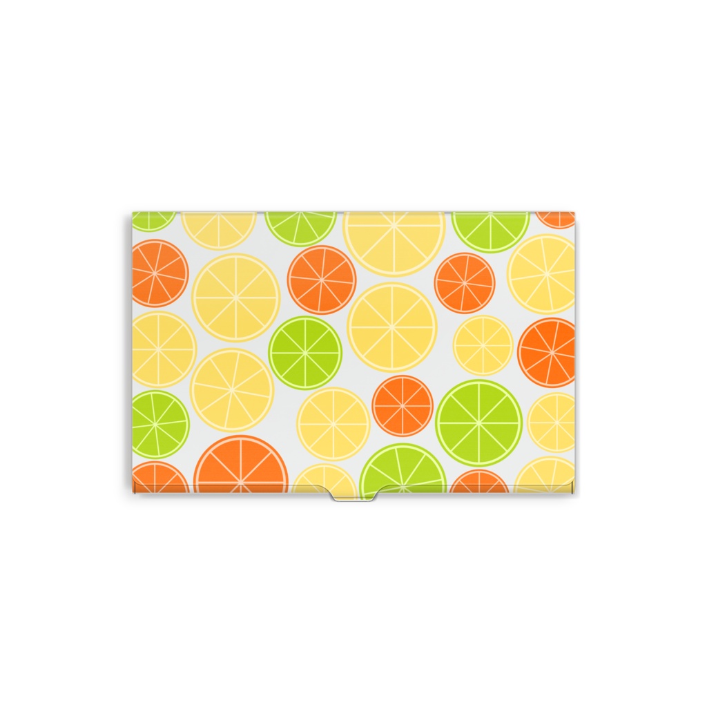 ぎっしり柑橘系　名刺入れ