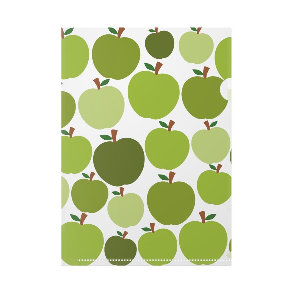 ぎっしり青リンゴ　クリアファイル