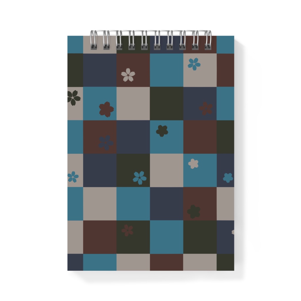 堀川国広イメージ市松模様 メモ帳 つきしょっぷ Booth