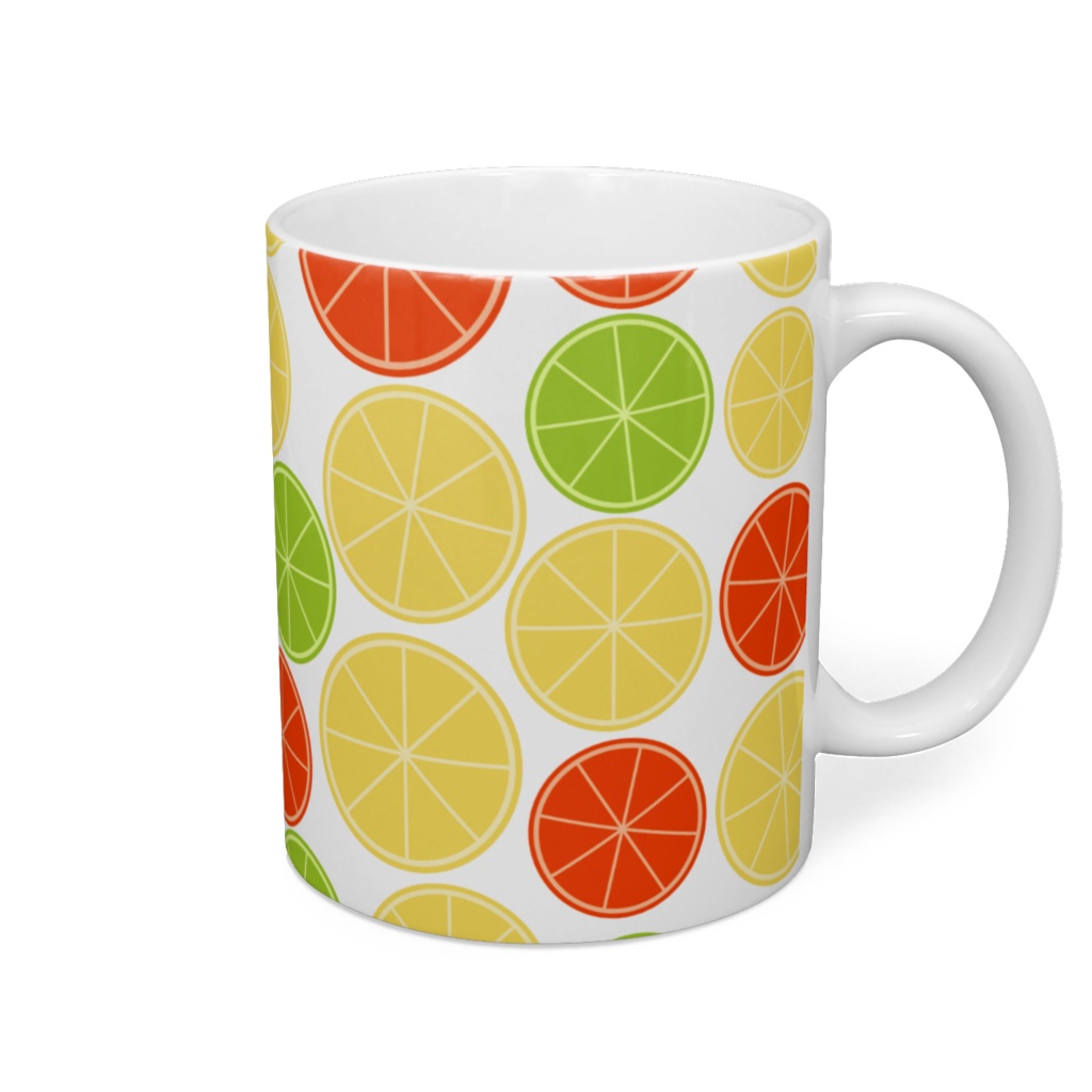 ぎっしり柑橘系　マグカップ