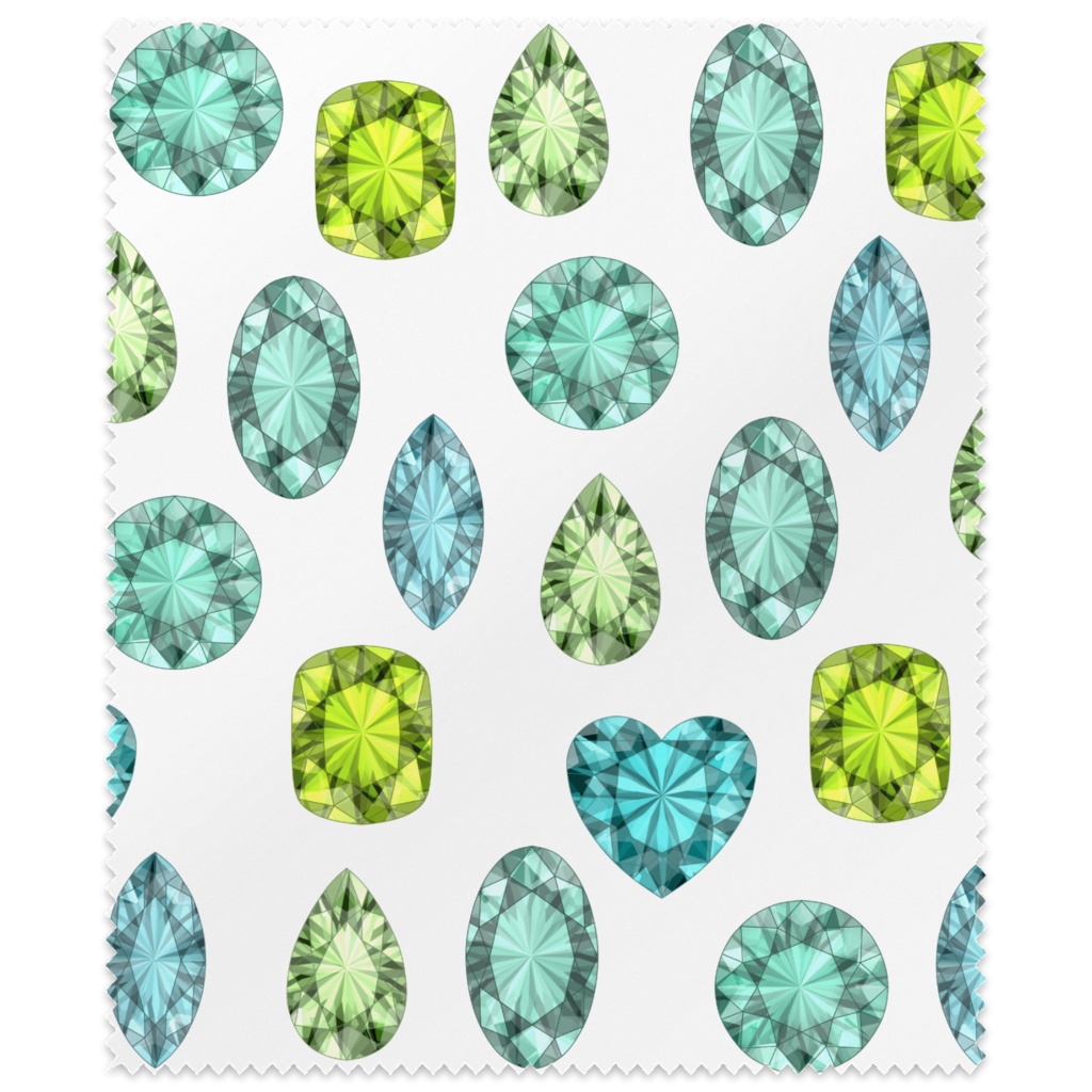 緑色の宝石 メガネ拭き つきしょっぷ Booth