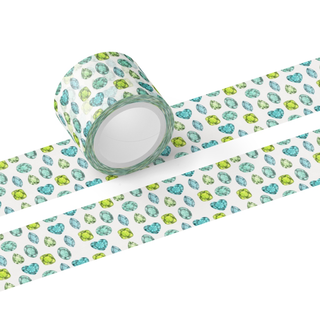 緑色の宝石 マスキングテープ