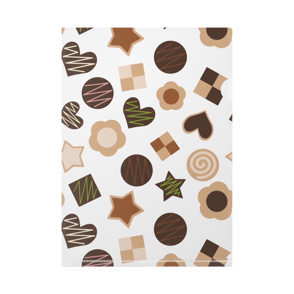 クッキーとチョコレート　クリアファイル