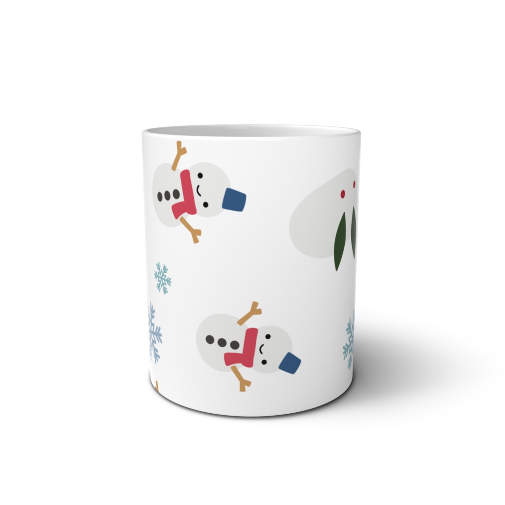 ゆきだるまのマグカップ