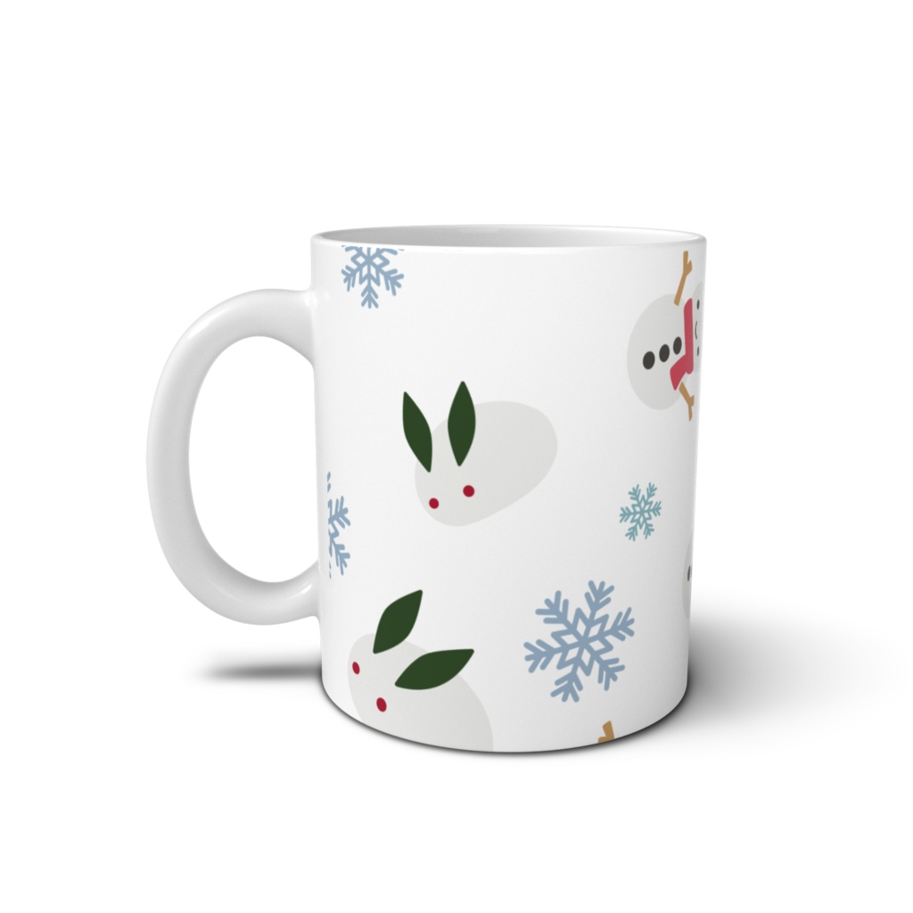 ゆきだるまのマグカップ