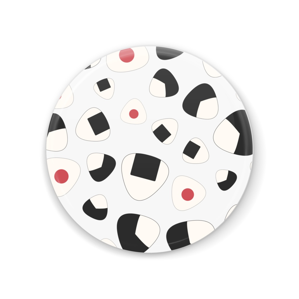 おにぎりの缶ミラー