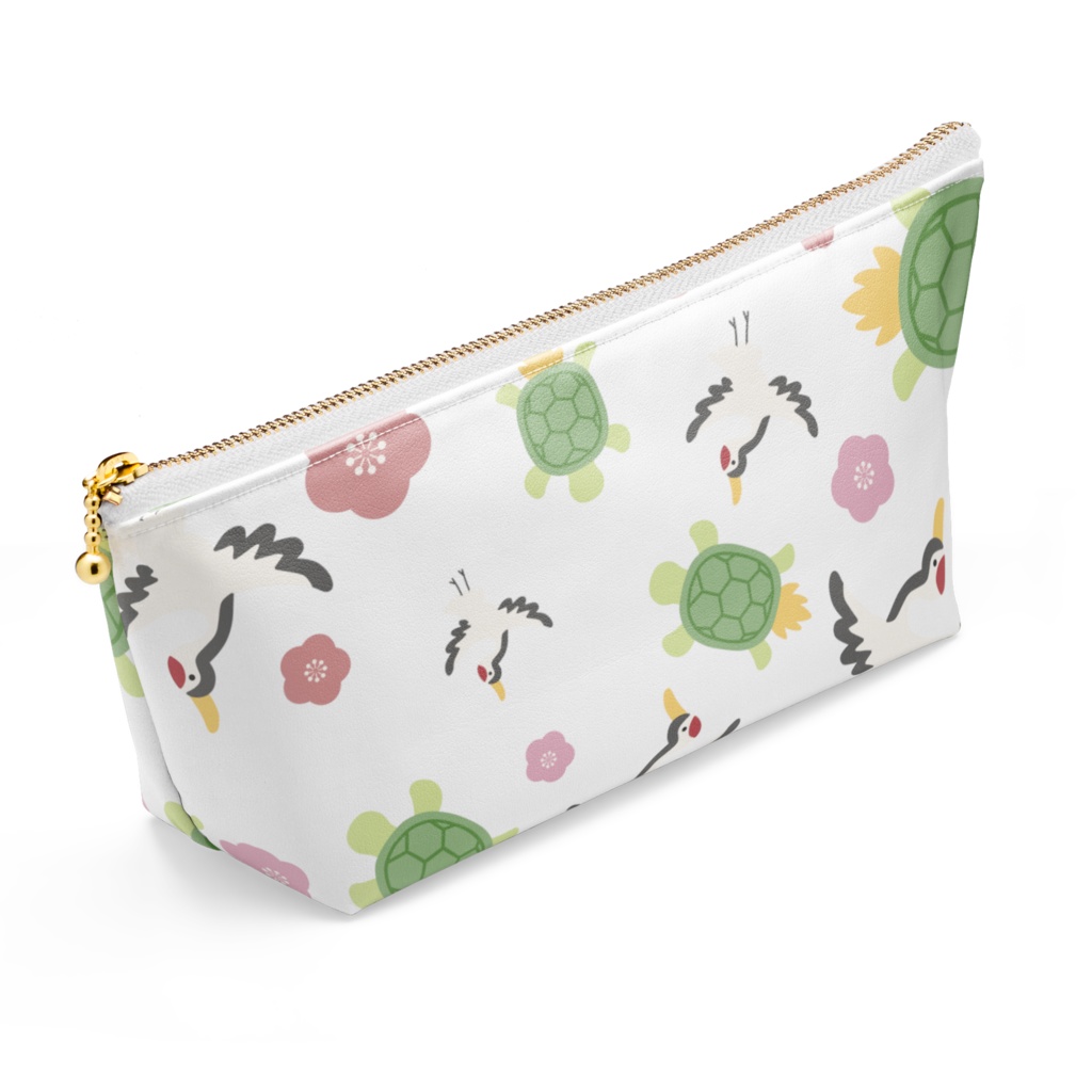 つるとかめのポーチ