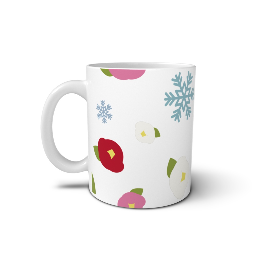 ツバキのマグカップ