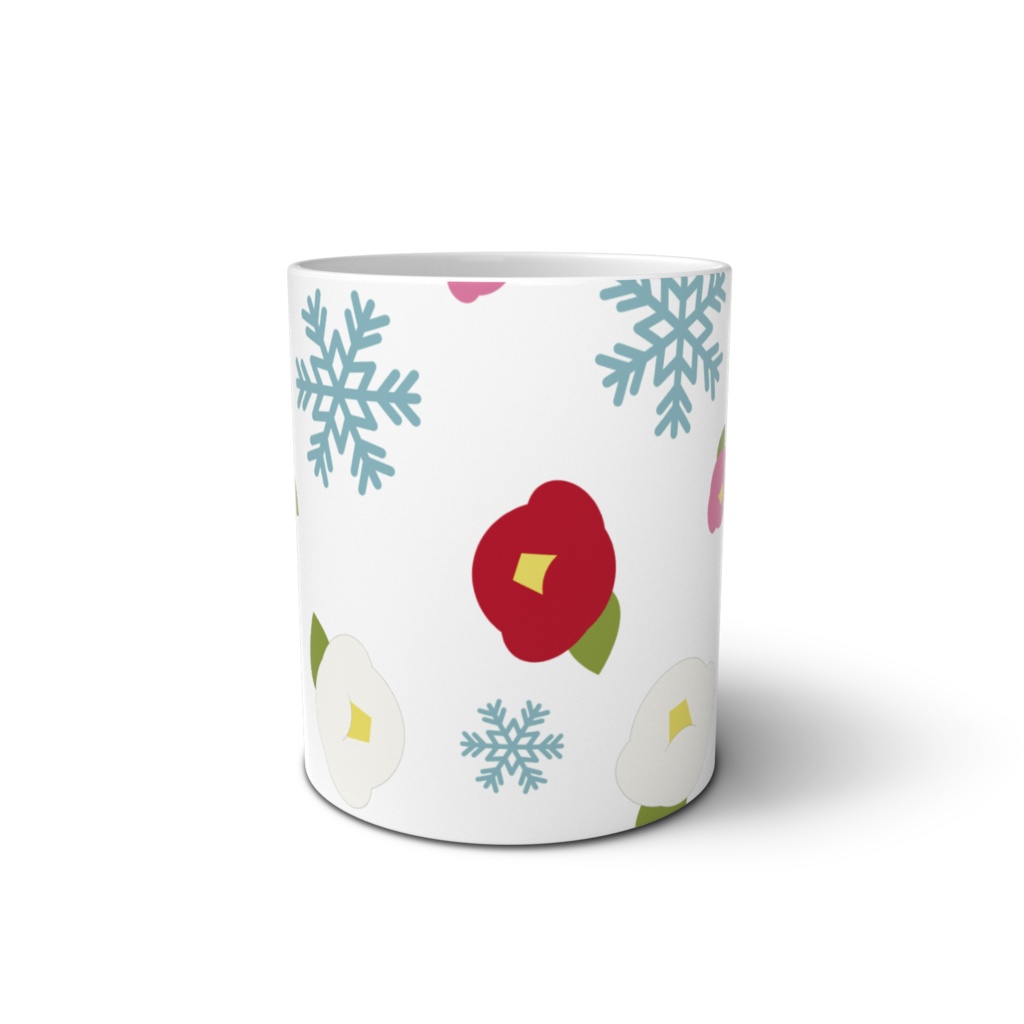 ツバキのマグカップ