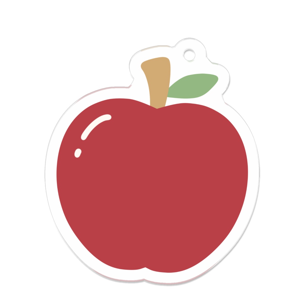 赤りんごのアクリルキーホルダー