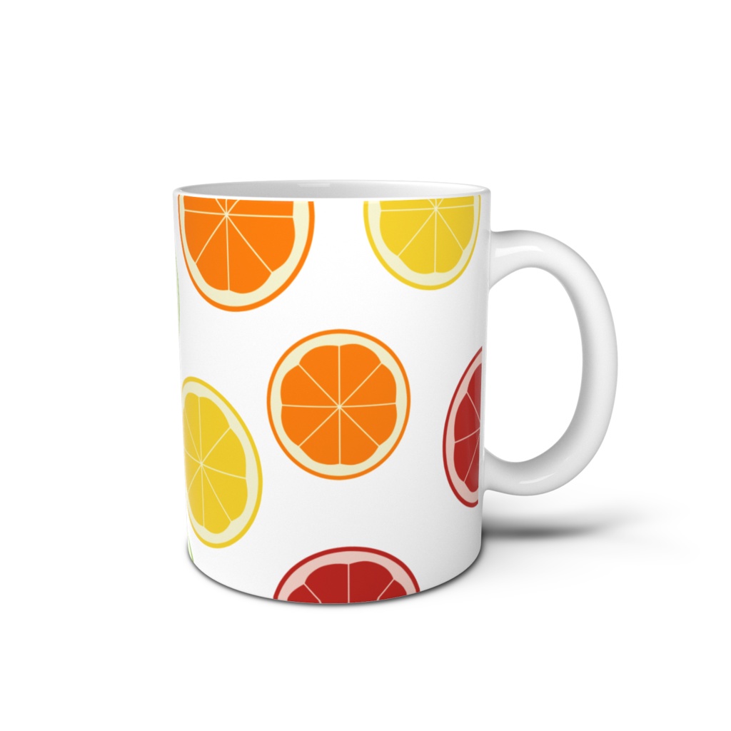 柑橘のマグカップ
