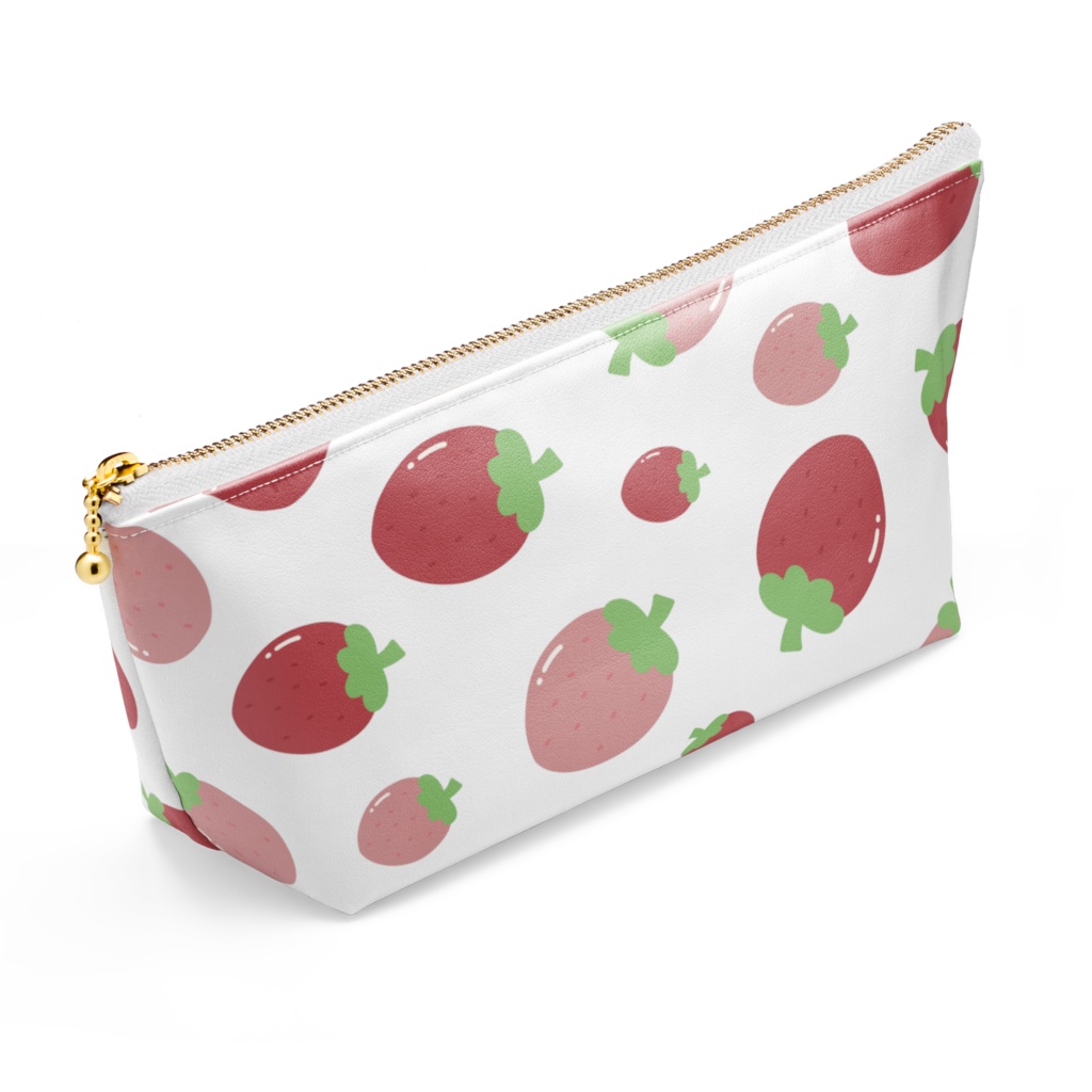 イチゴのポーチ
