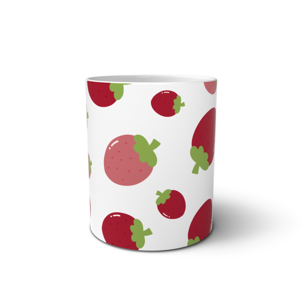 イチゴのマグカップ