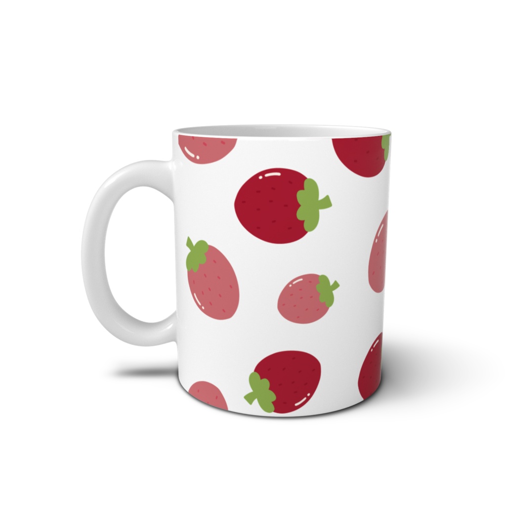 イチゴのマグカップ