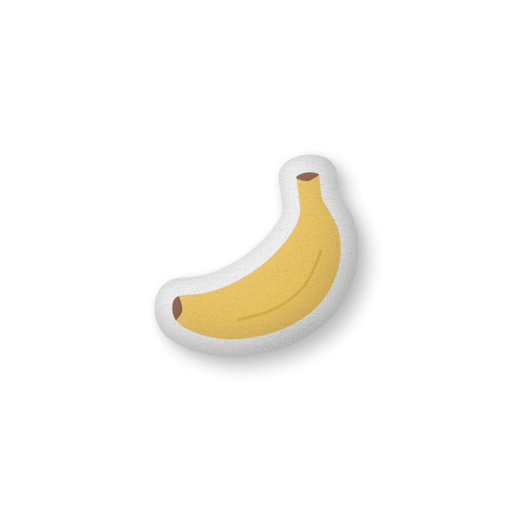 バナナのクッション
