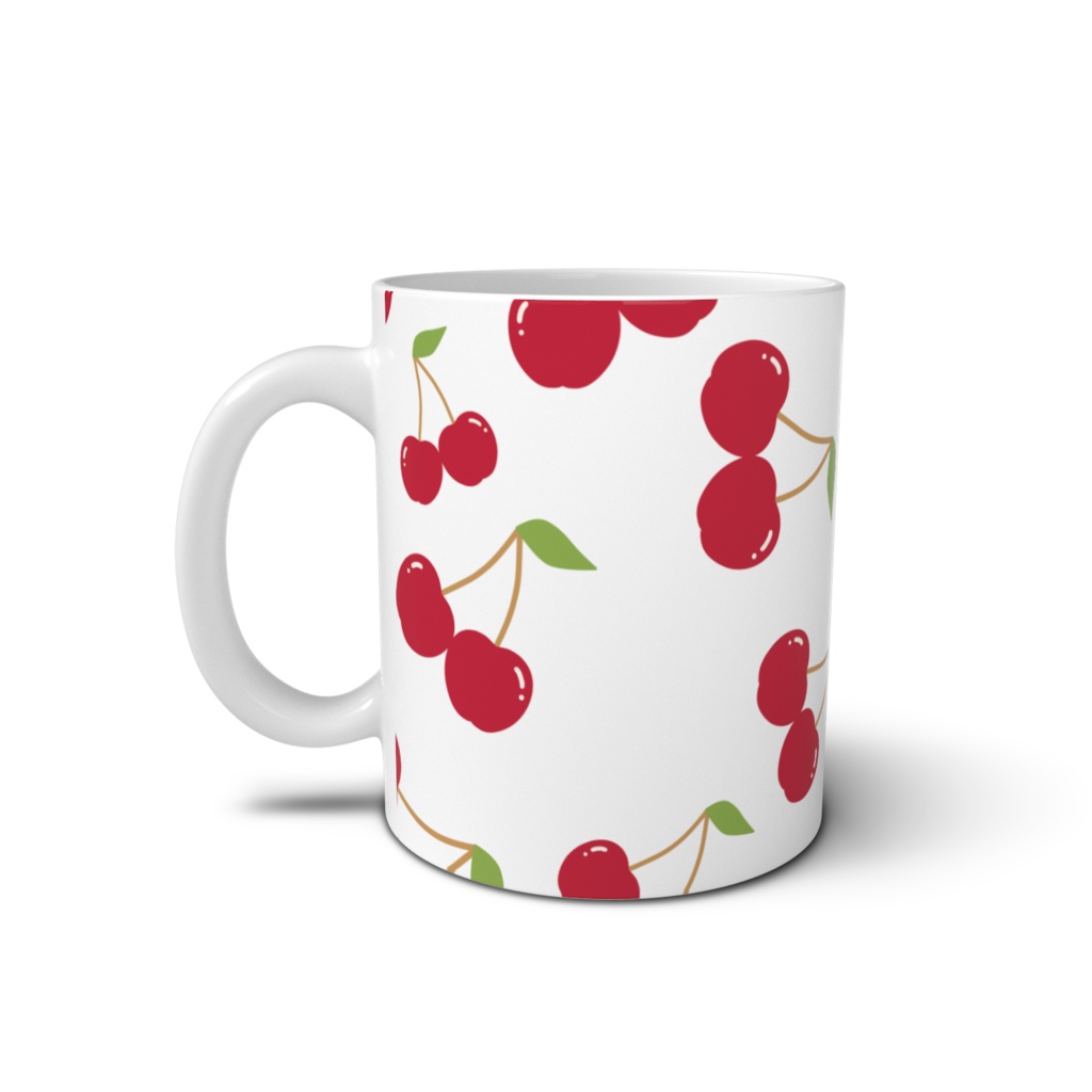 サクランボのマグカップ