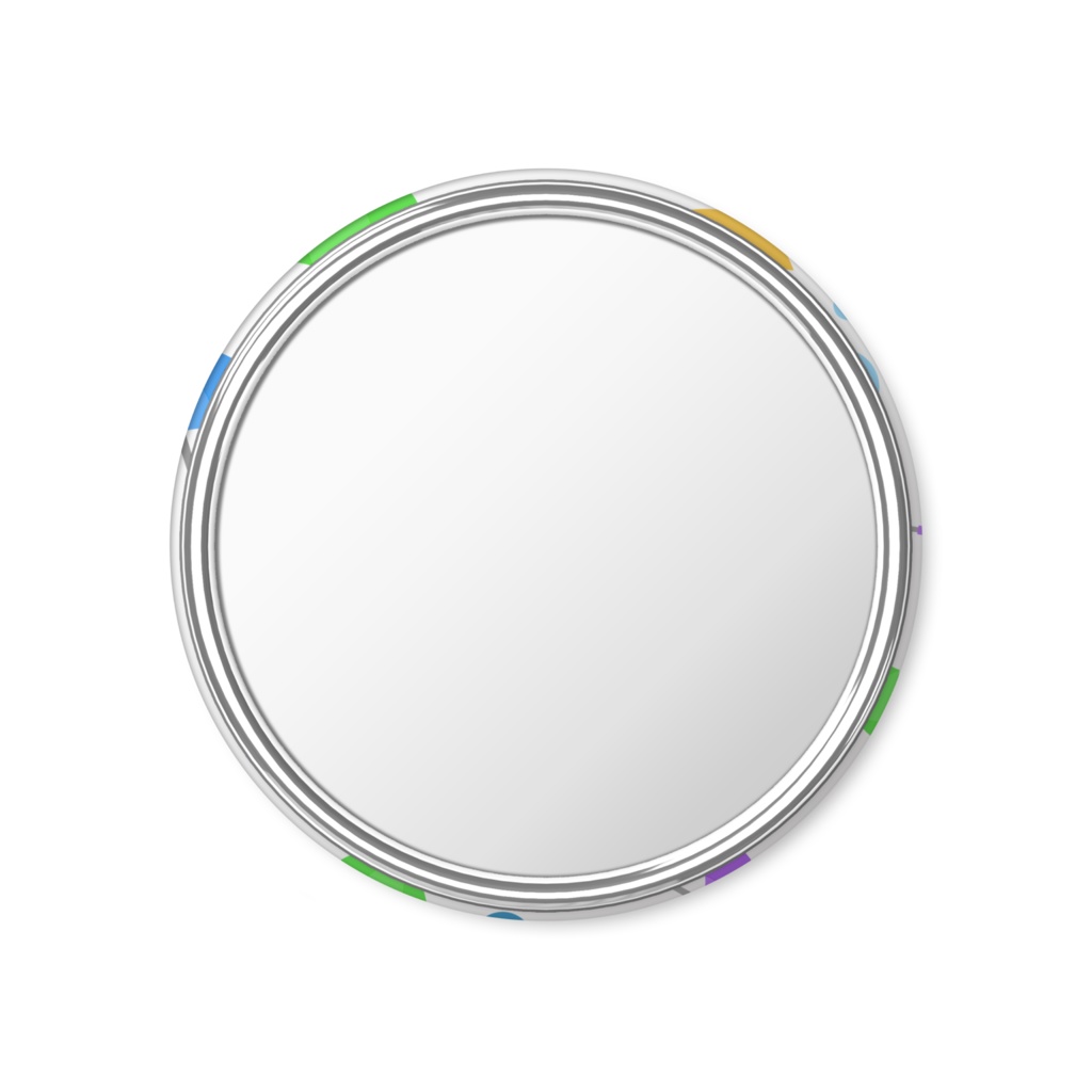 カラフルカサの缶ミラー