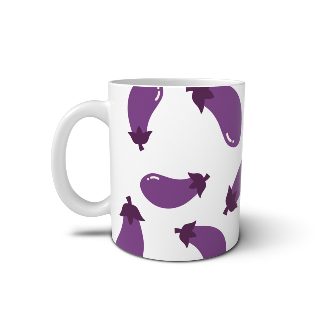 ナスのマグカップ