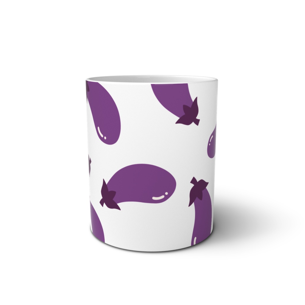 ナスのマグカップ