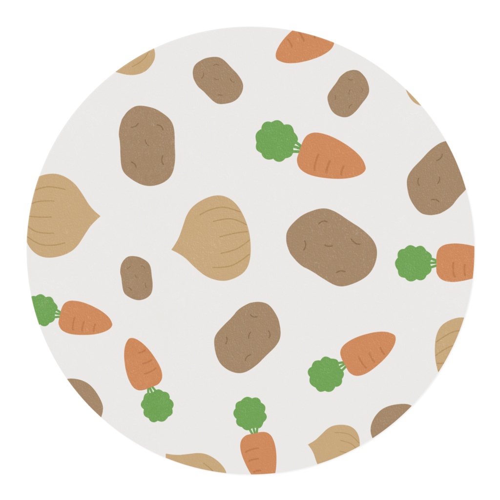 カレーな野菜のマスキングテープ