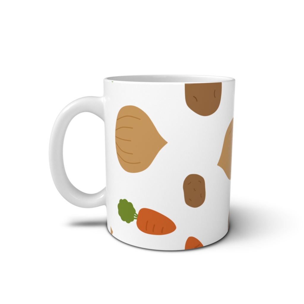 カレーな野菜のマグカップ