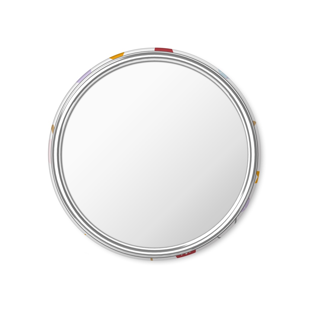 おまつりの缶ミラー