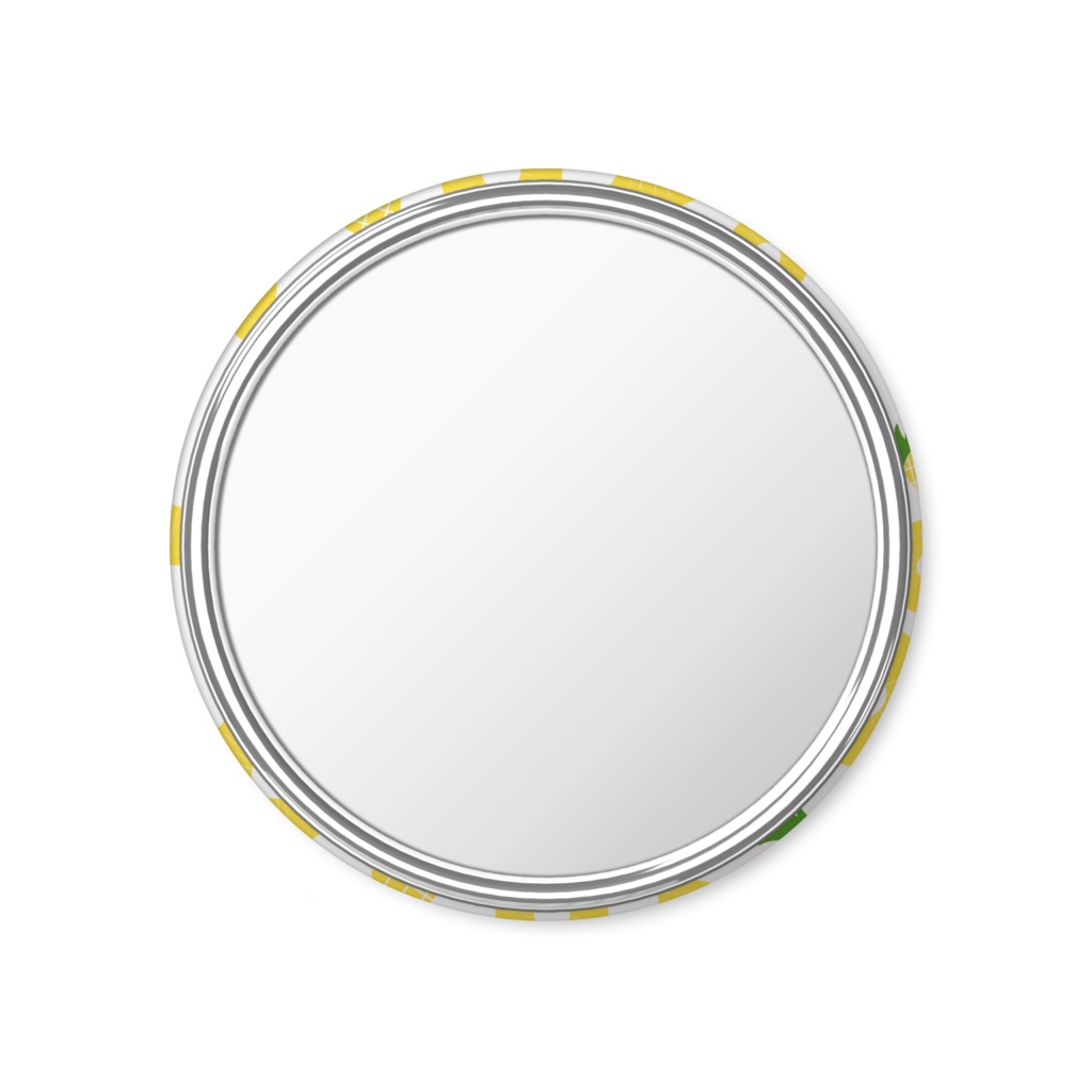 パイナップルの缶ミラー