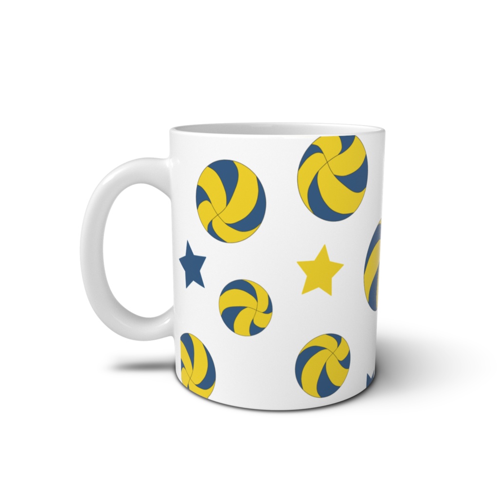 バレーボールのマグカップ