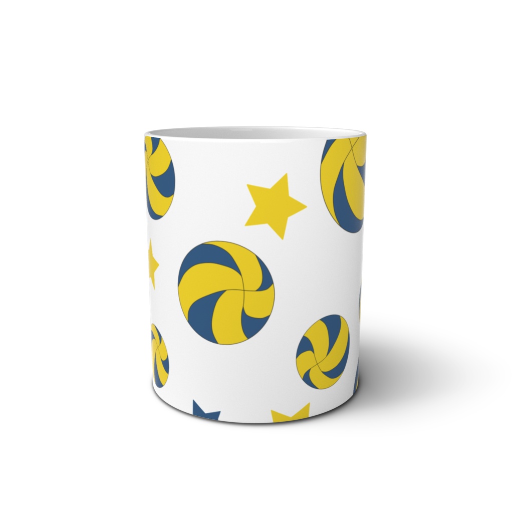 バレーボールのマグカップ