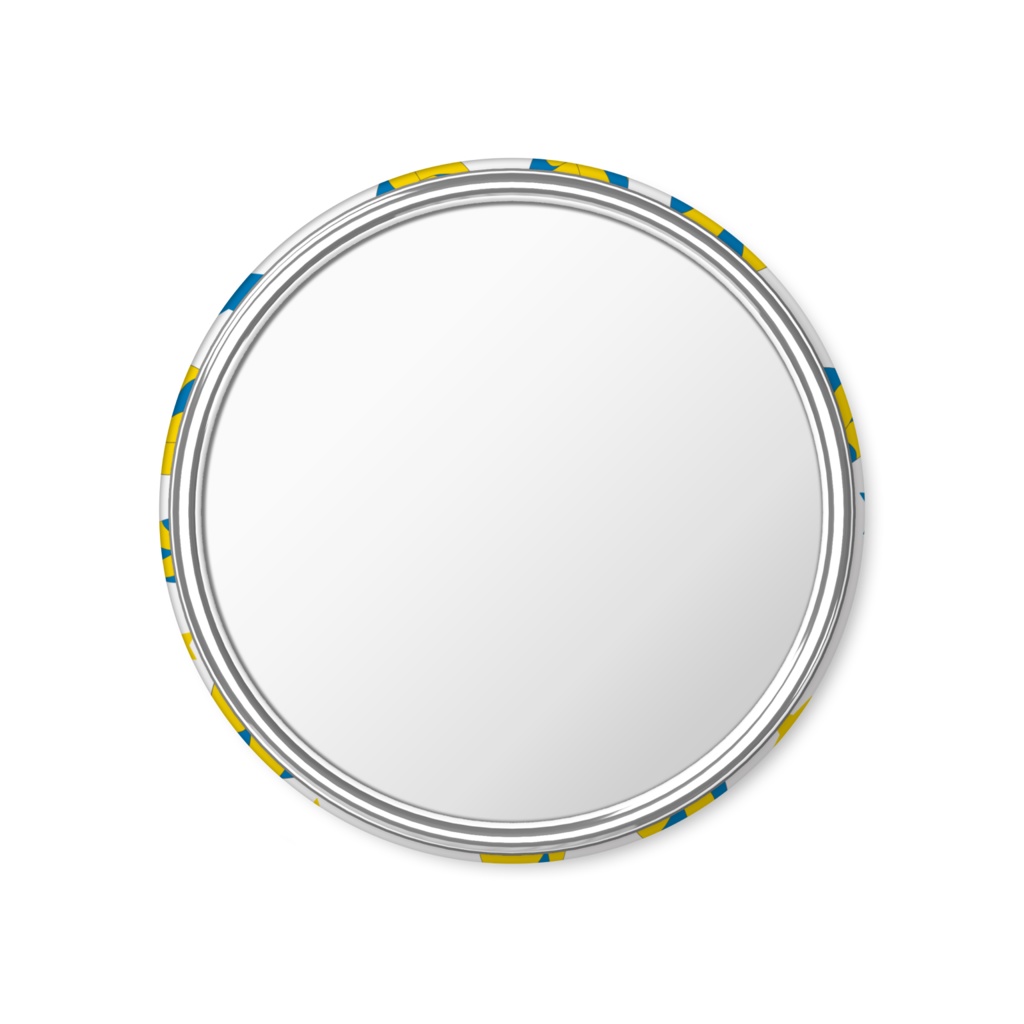 バレーボールの缶ミラー