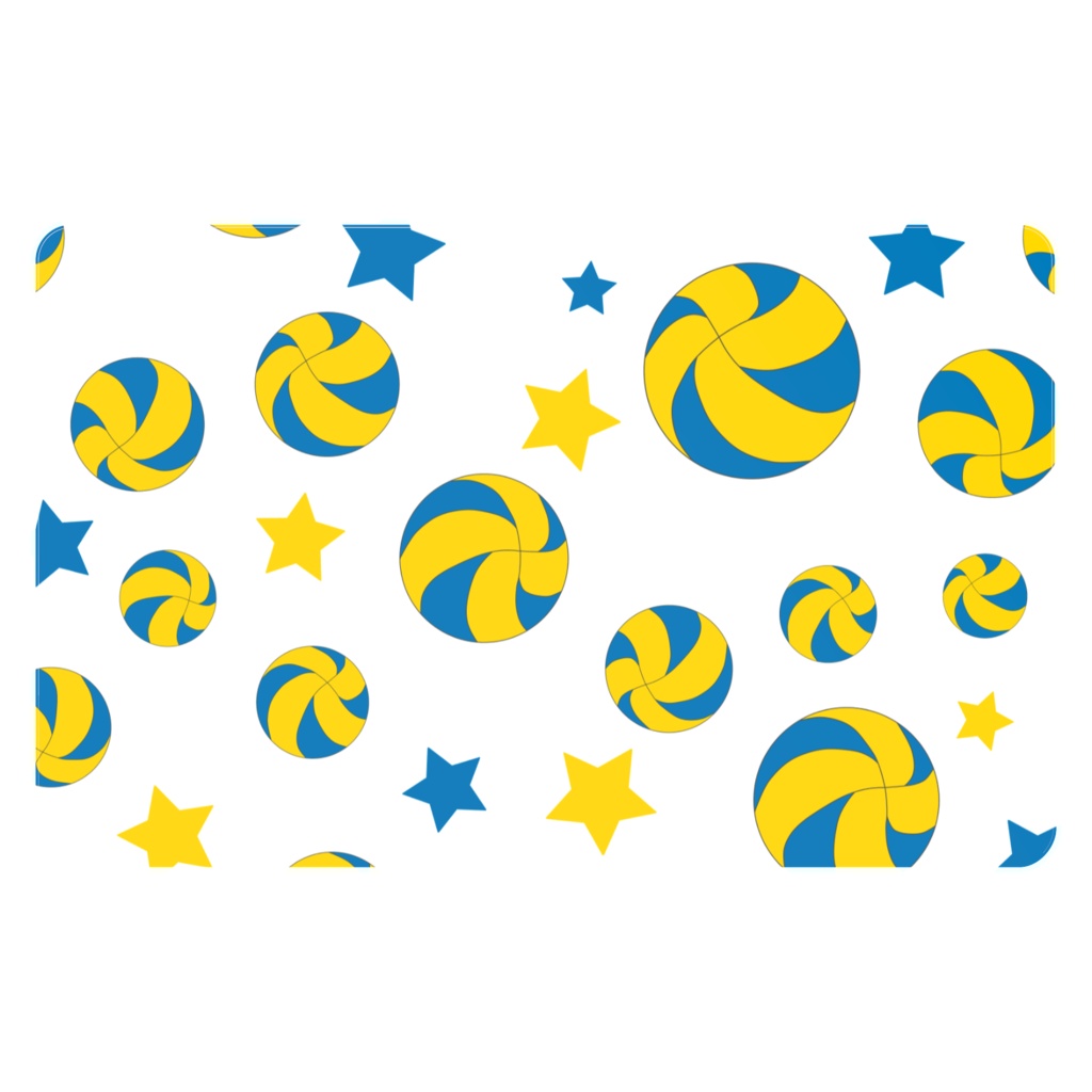 バレーボールのICカードステッカー