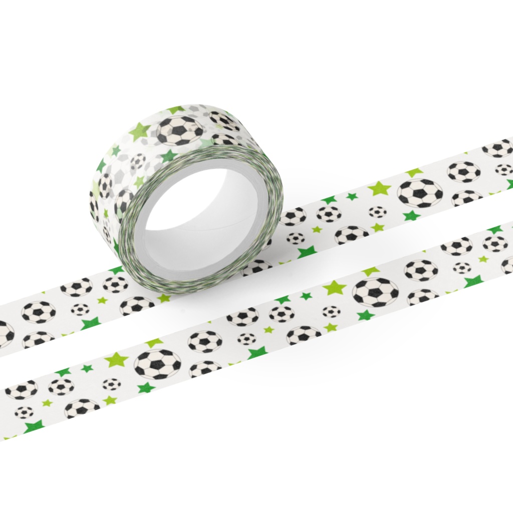 サッカーボールのマスキングテープ