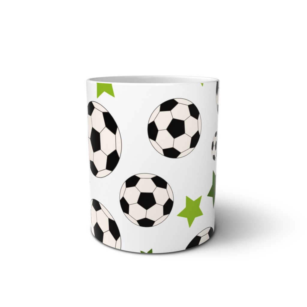 サッカーボールのマグカップ