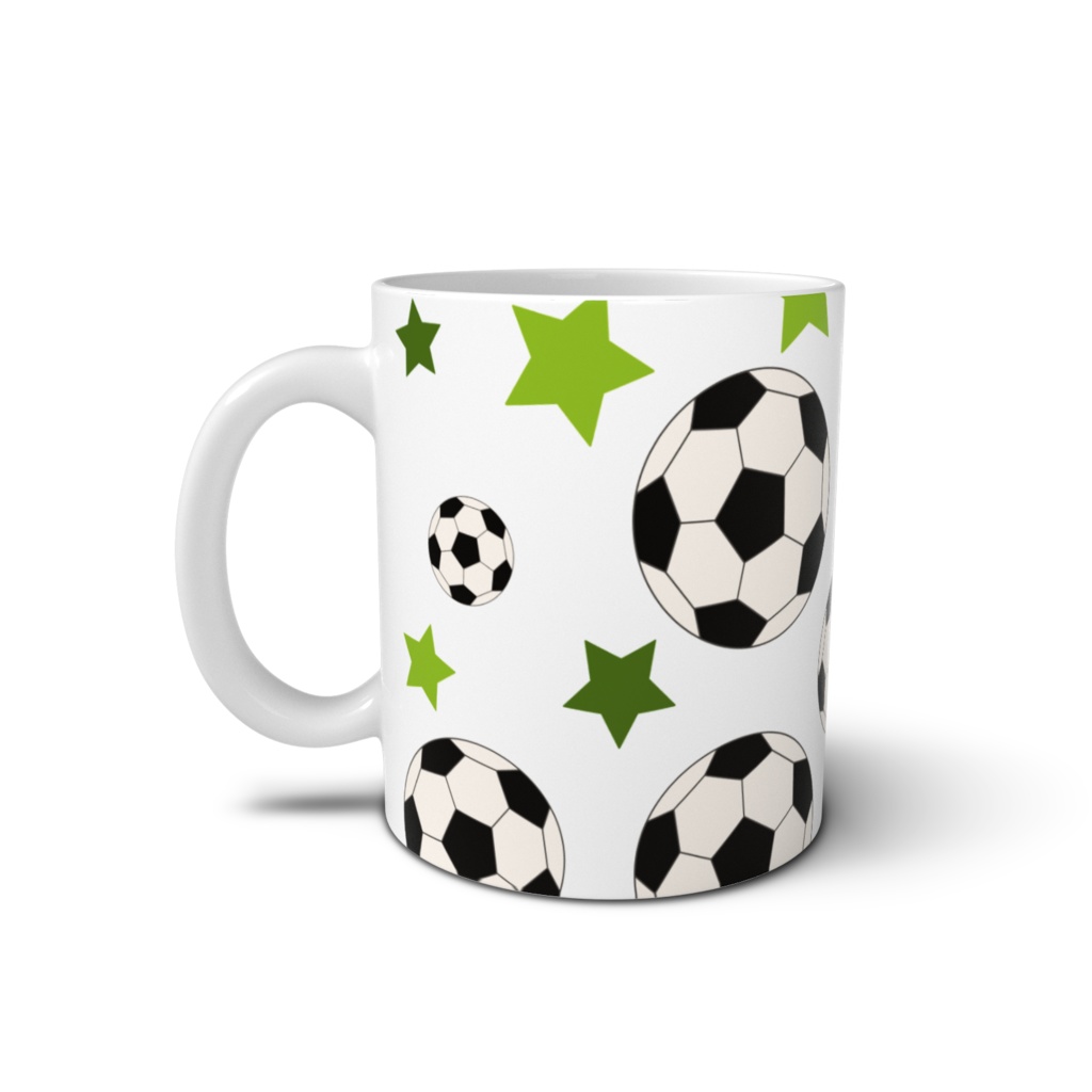 サッカーボールのマグカップ