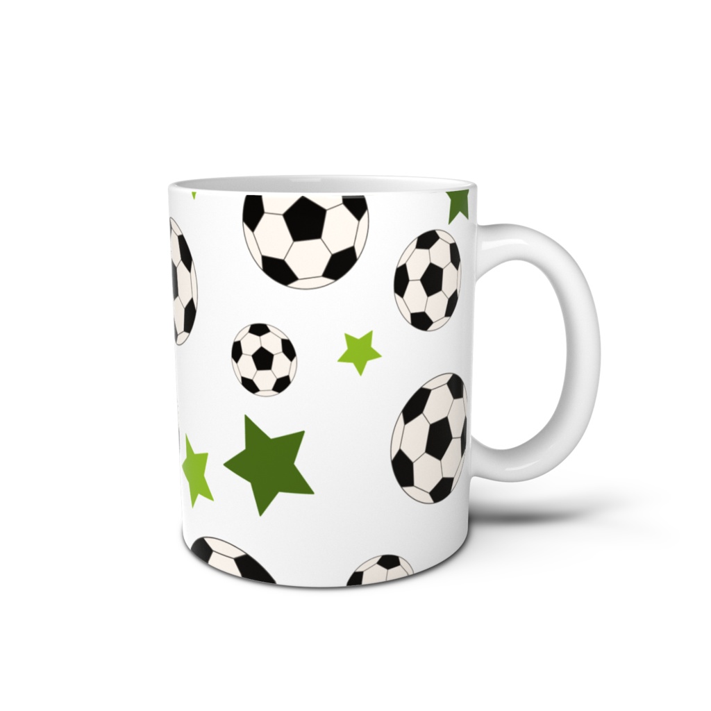サッカーボールのマグカップ