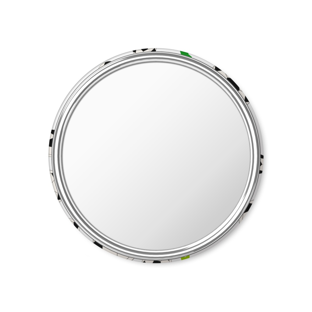 サッカーボールの缶ミラー