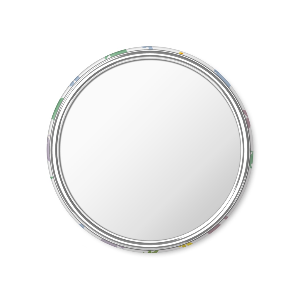 恐竜の缶ミラー