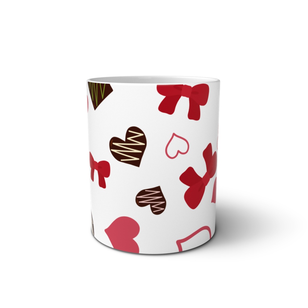 バレンタインのマグカップ